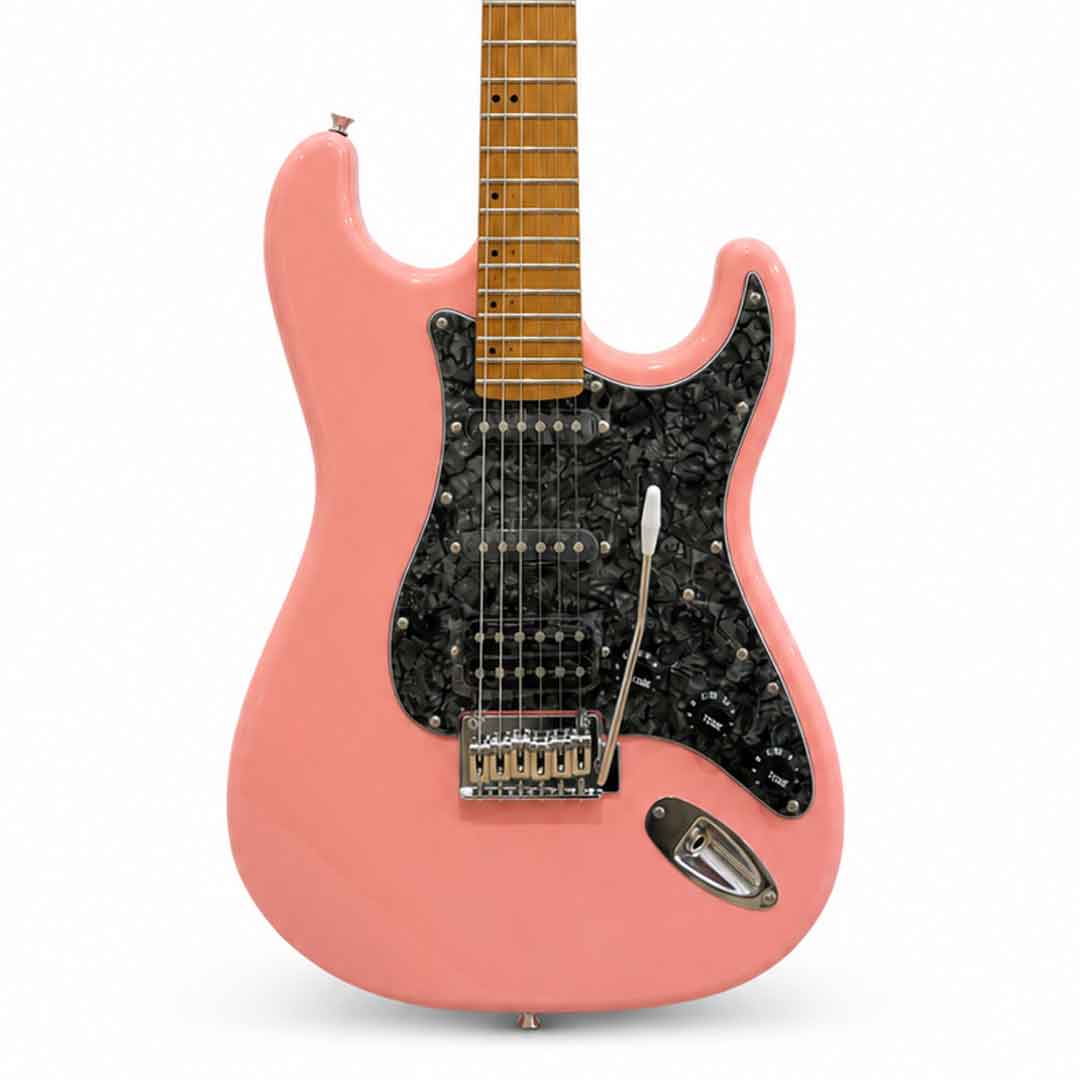 Hertz HZ STMP X HSS Electric Guitar - Shell Pink
