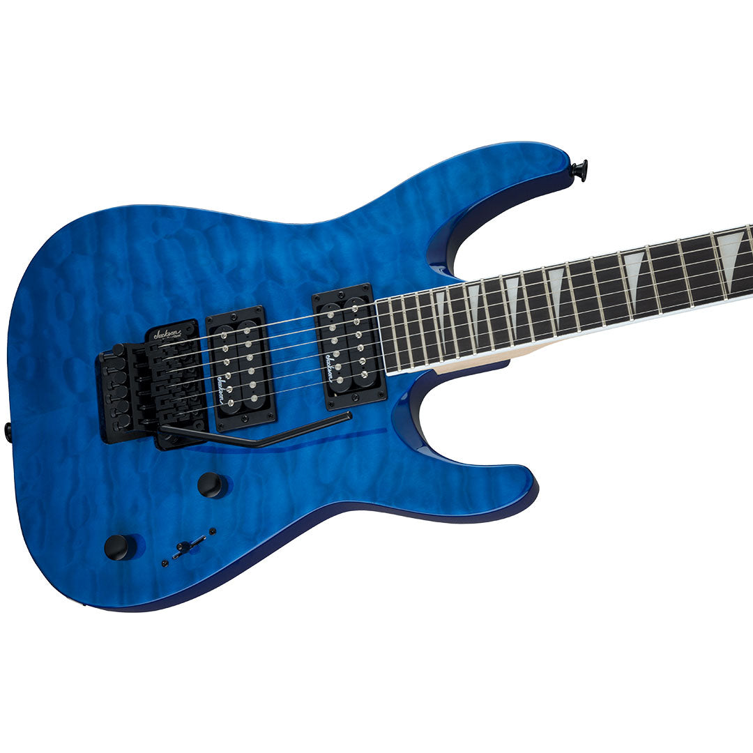 Jackson JS Series Dinky Arch Top JS32Q DKA Electric Guitar 2910113586 - Transparent Blue