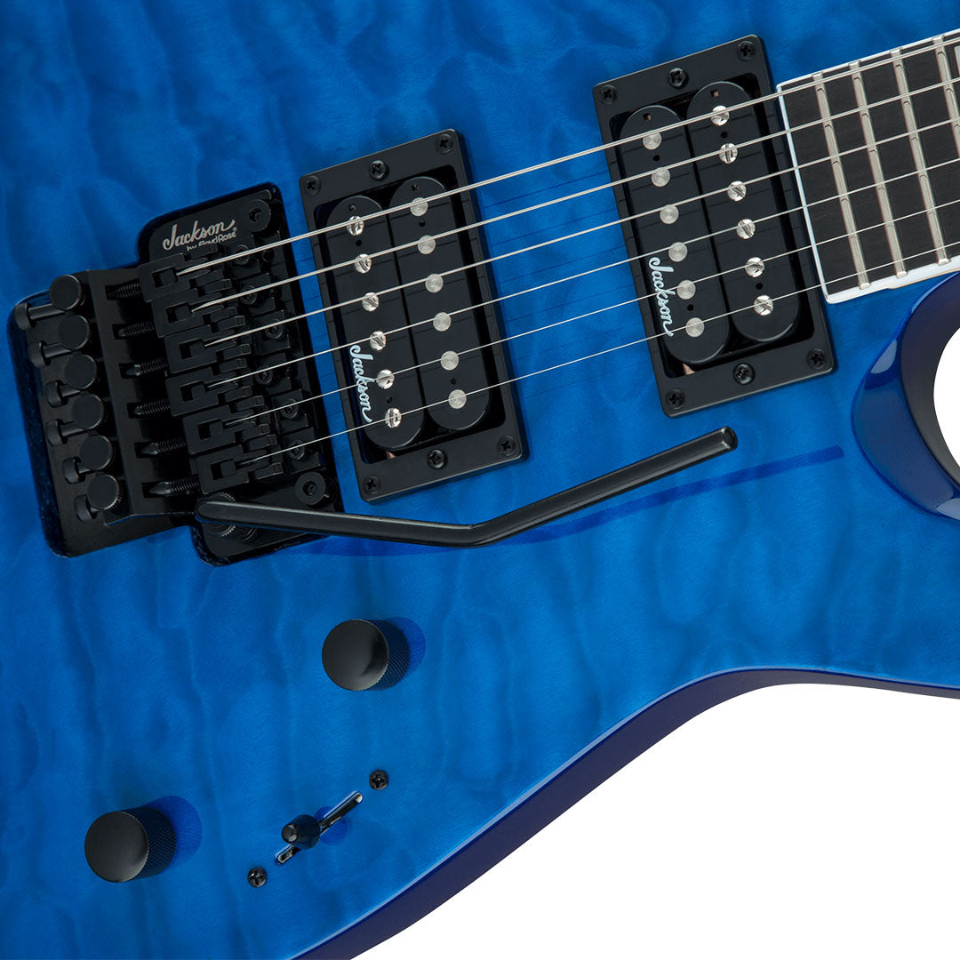 Jackson JS Series Dinky Arch Top JS32Q DKA Electric Guitar 2910113586 - Transparent Blue