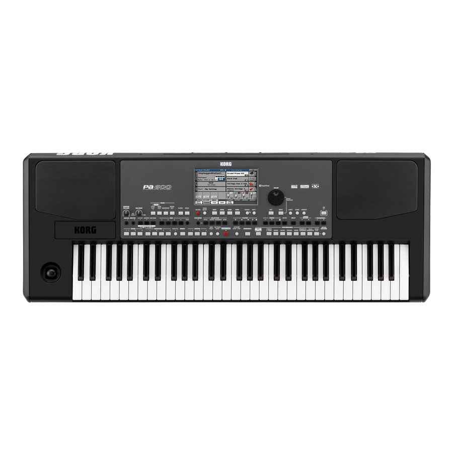 Korg PA600 61-Keys Professional Arranger Keyboard with MicroSD Card, Indian Sounds & Styles