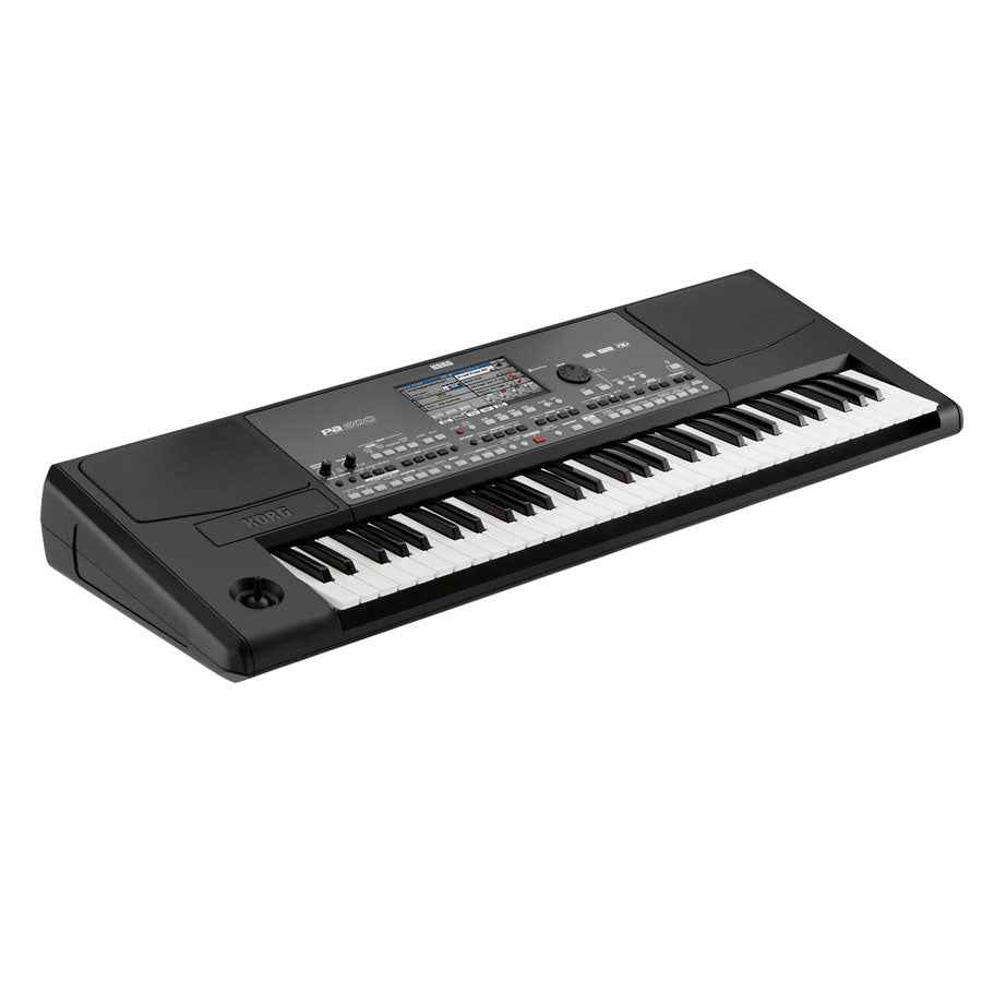 Korg PA600 61-Keys Professional Arranger Keyboard with MicroSD Card, Indian Sounds & Styles