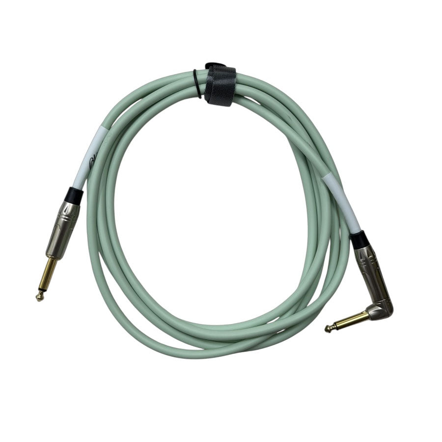 Olive OL-IC-G06 6-Meter Instrument Cable Right-Angled Jack - Green