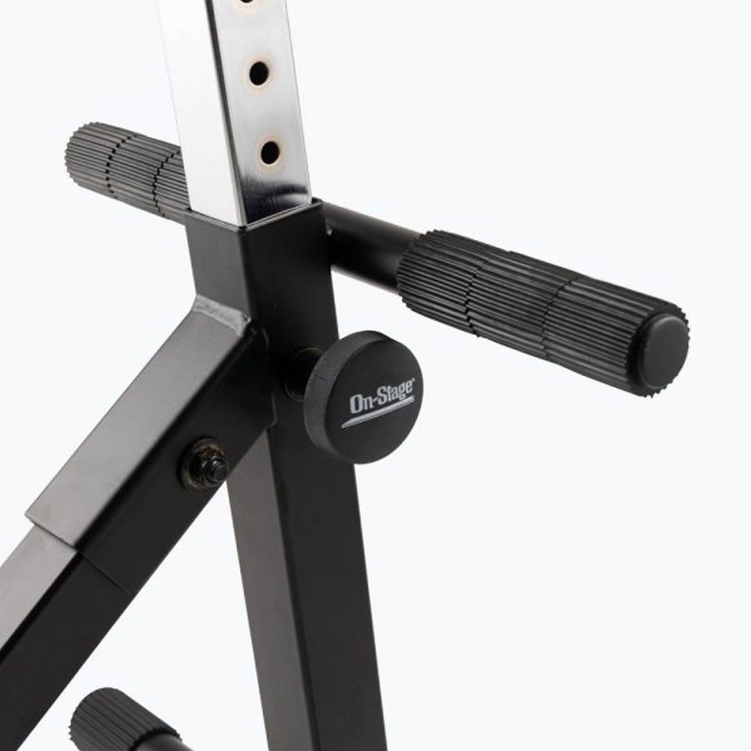 On Stage DT8500V2 Keyboard Stool with Guitar Hanger