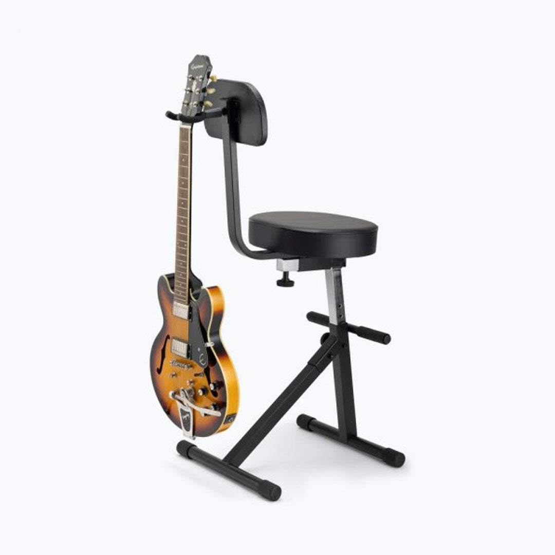 On Stage DT8500V2 Keyboard Stool with Guitar Hanger