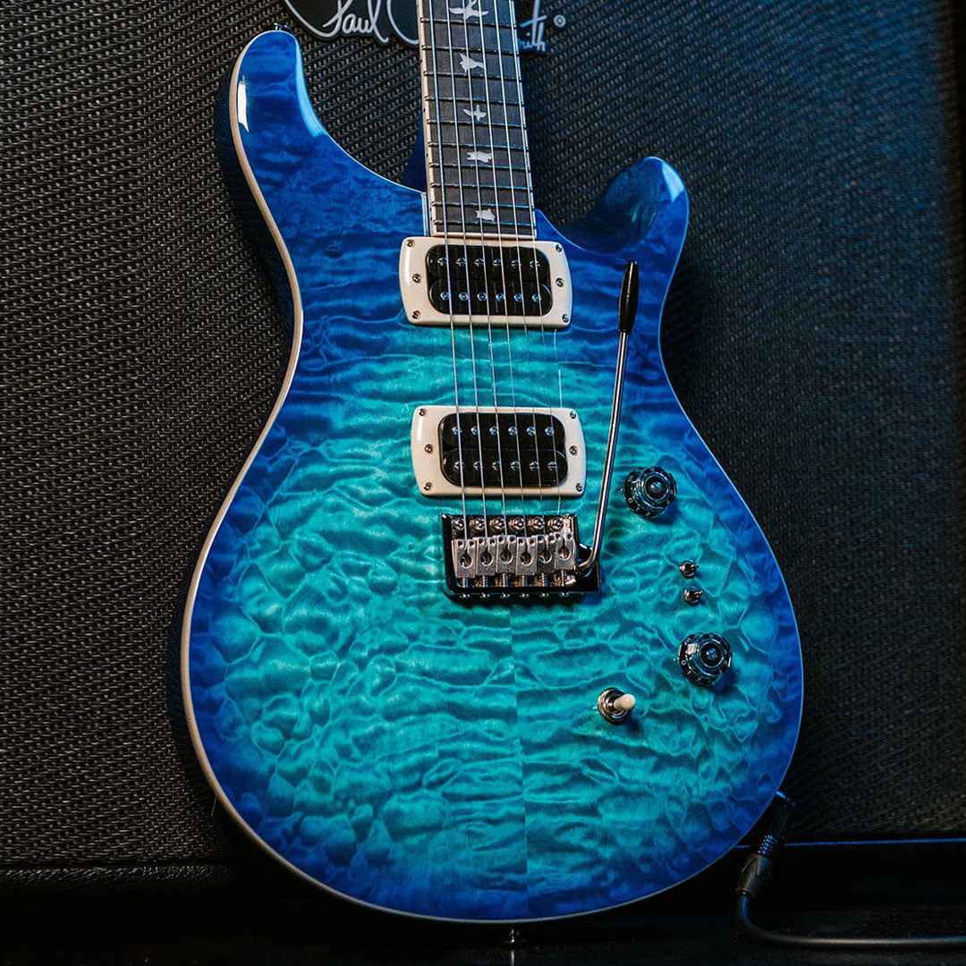PRS SE Custom 24-08 Quilt Electric Guitar C84QQEIN1-LB With Gigbag - Lake Blue