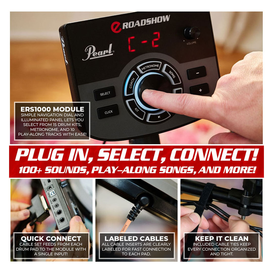 Pearl E Roadshow ERS1000IN Electronic Drum Kit