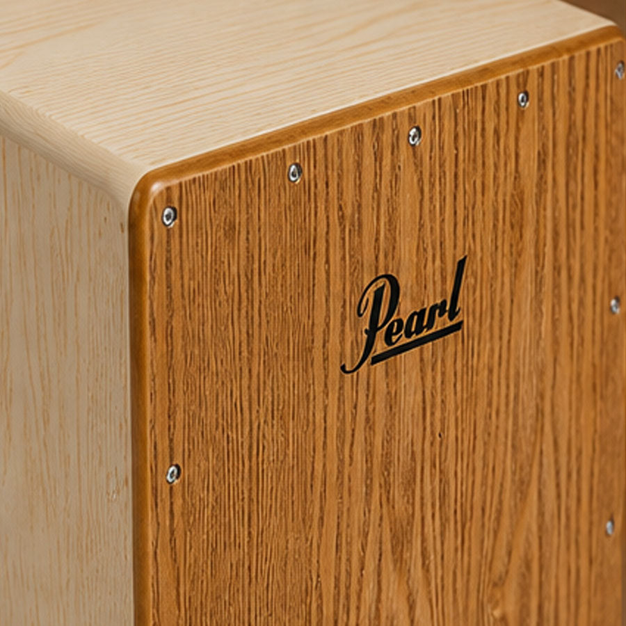 Pearl PCJ-AWC SC 653 Cajon Ash Wood with Bag -White Lacquer