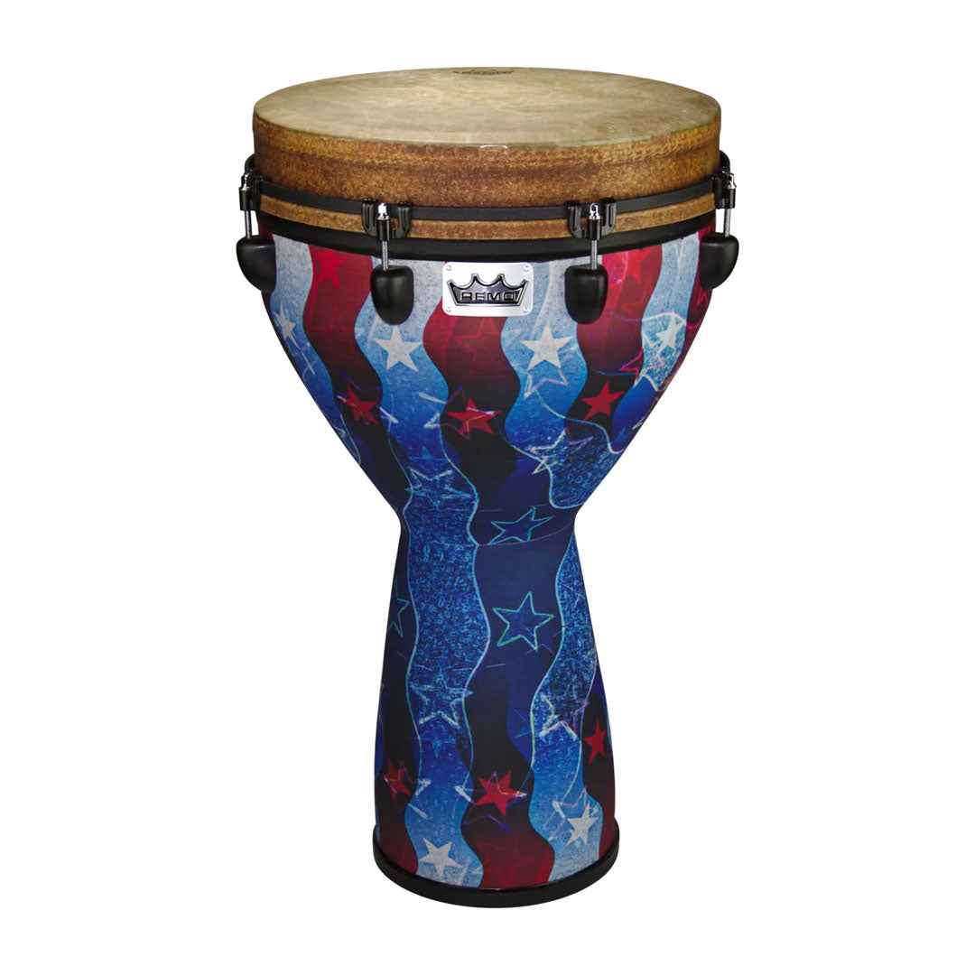 Remo DJ-0014-31 14 inch Mondo Djembe - Jubilee Red