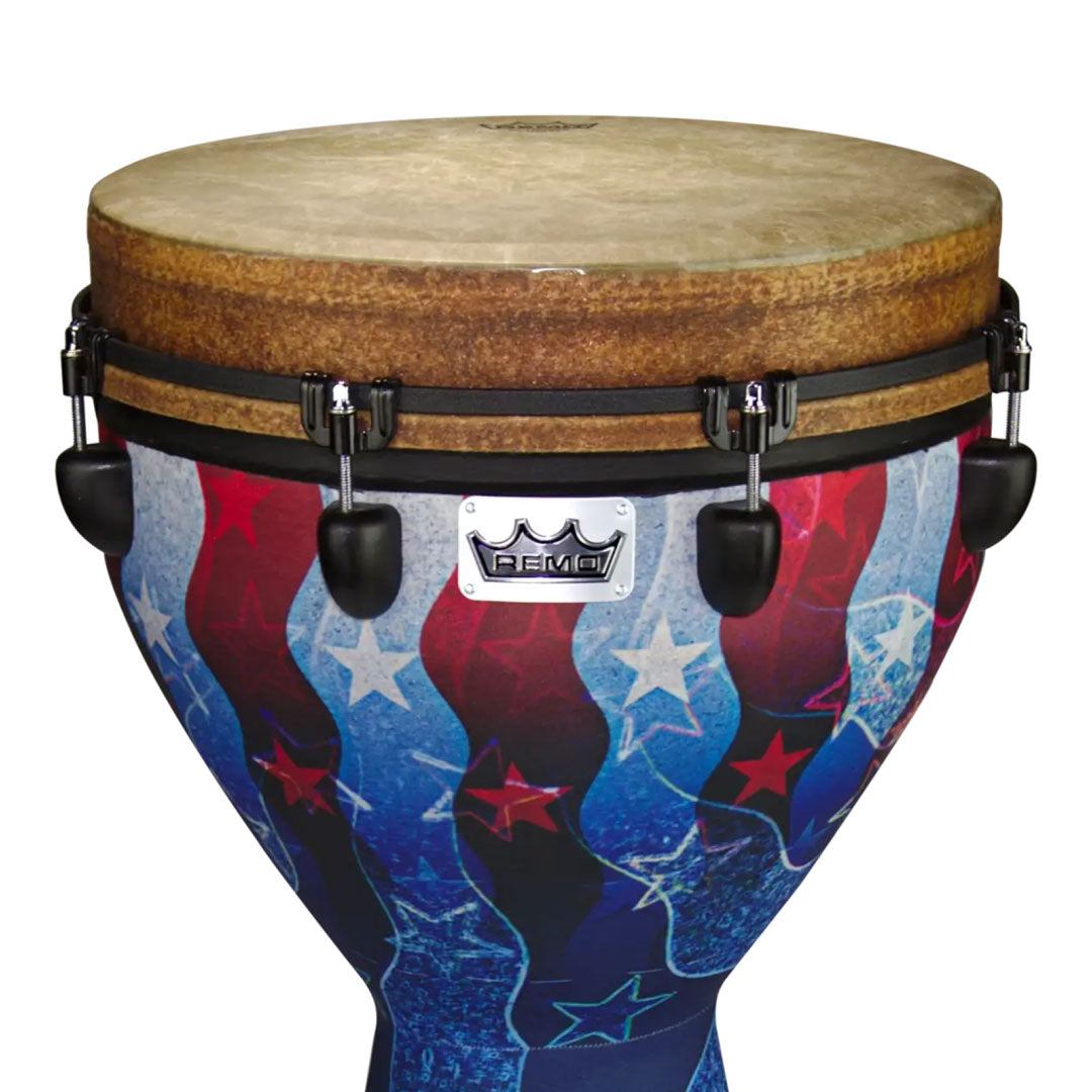 Remo DJ-0014-31 14 inch Mondo Djembe - Jubilee Red