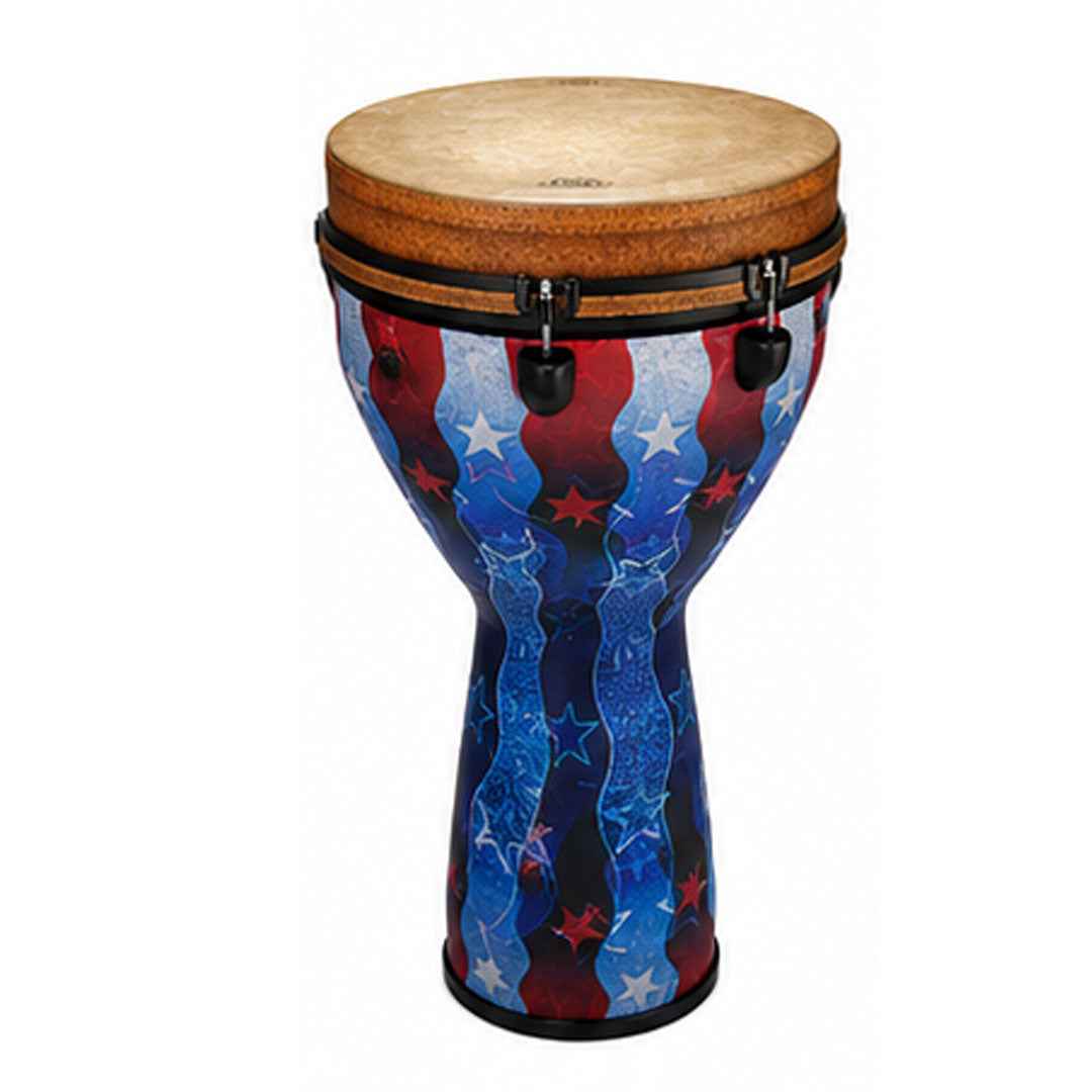 Remo DJ-0014-31 14 inch Mondo Djembe - Jubilee Red