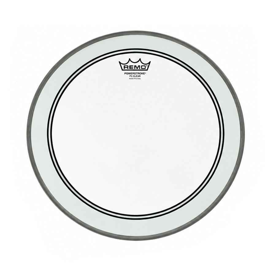 Remo P3-1322-C2 Powerstroke P3 Clear Bass 22 Inch Drumhead