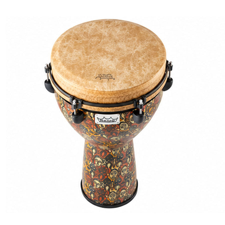 Remo DJ-0012-LM Multi Mask 12 Inch Djembe Designer Series Key Tuned