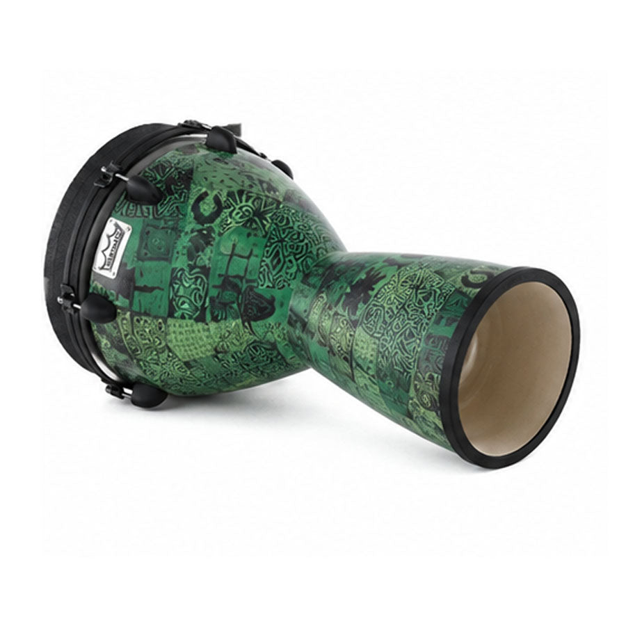 Remo DJ-0014-32 Designer Series 14" Djembe Green Kinte