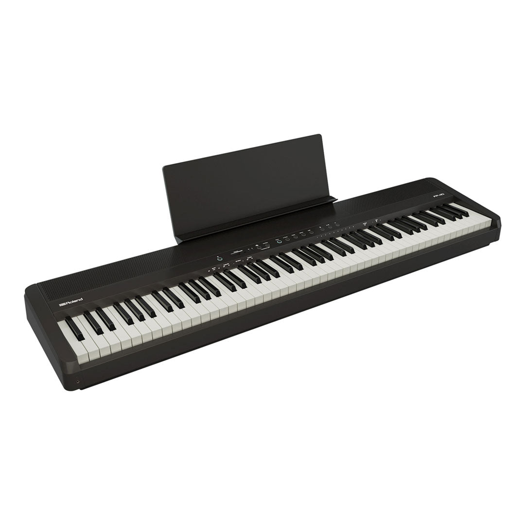 Roland FP-40 88-Key Digital Piano With Stand KSF-40BK and Pedal KPD-70 - Black