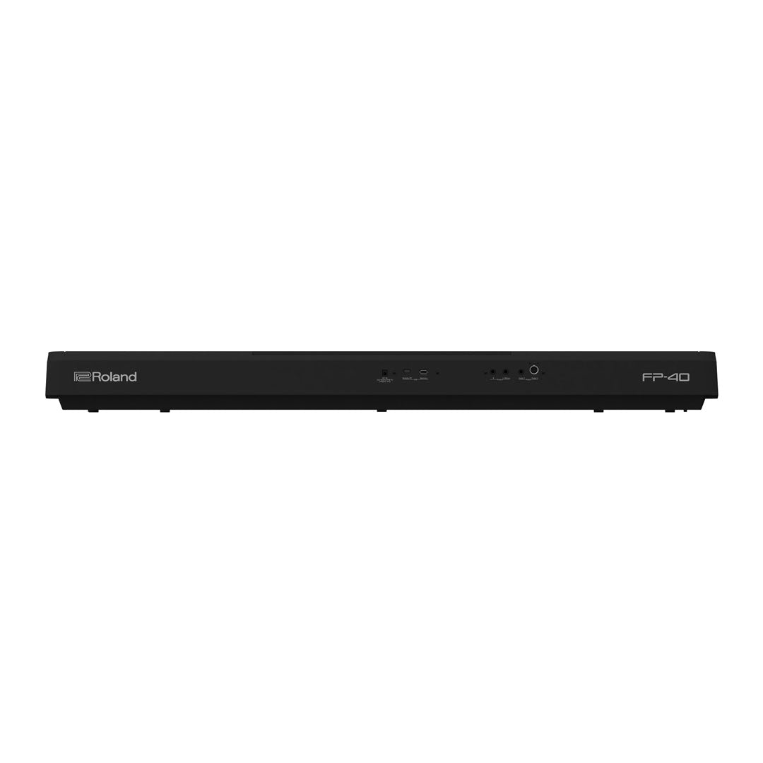 Roland FP-40 88-Key Digital Piano With Stand KSF-40BK and Pedal KPD-70 - Black