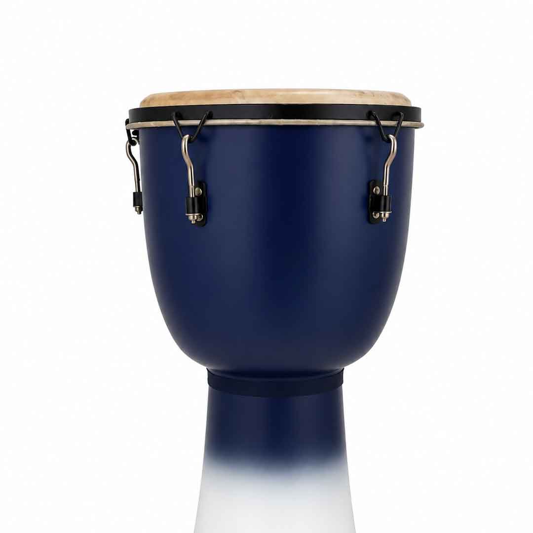 Tycoon Percussion TFJ-12 BW Star Glass Key Tuned Djembe - Blue White