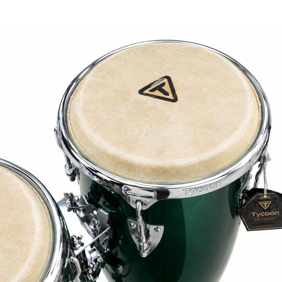 Tycoon TC-901C GSP-D Double Conga Set - Glossy Green Spectrum