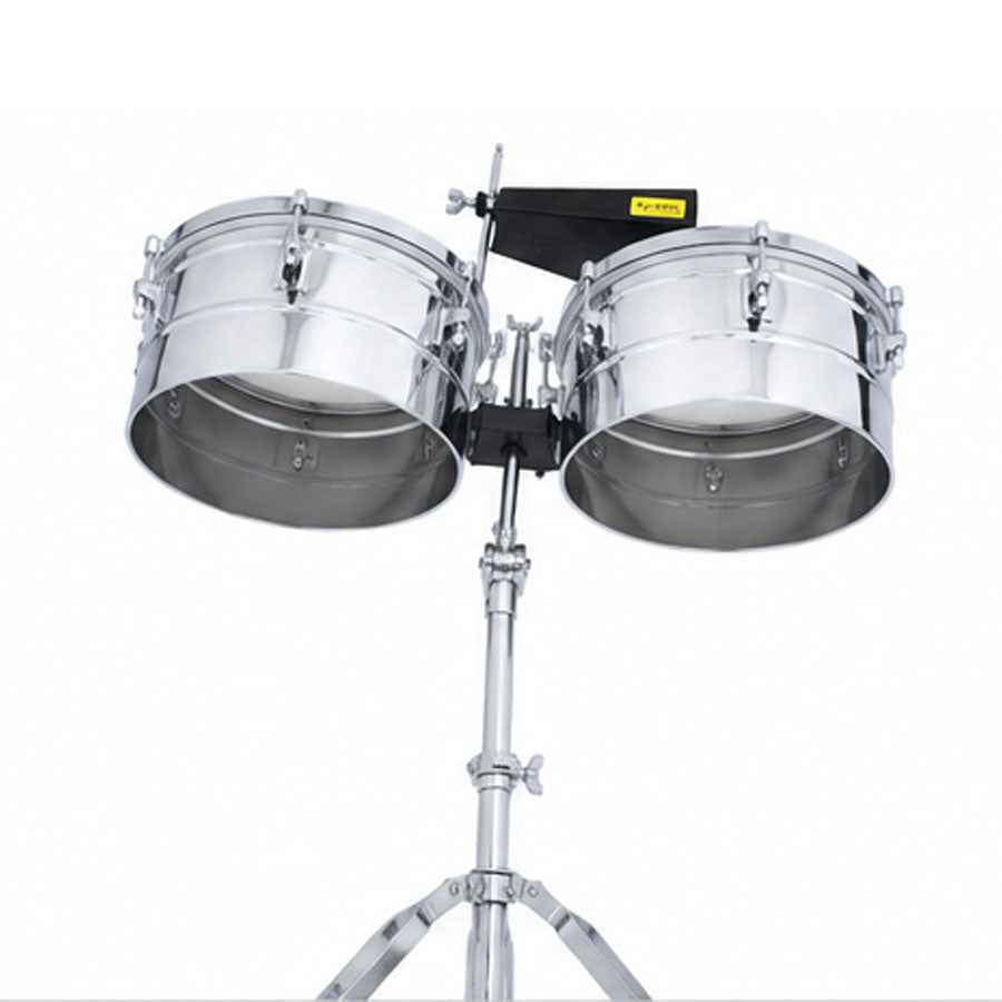 Tycoon TTI-1314 C 13 Inch & 14 Inch Chrome Shell Timbales