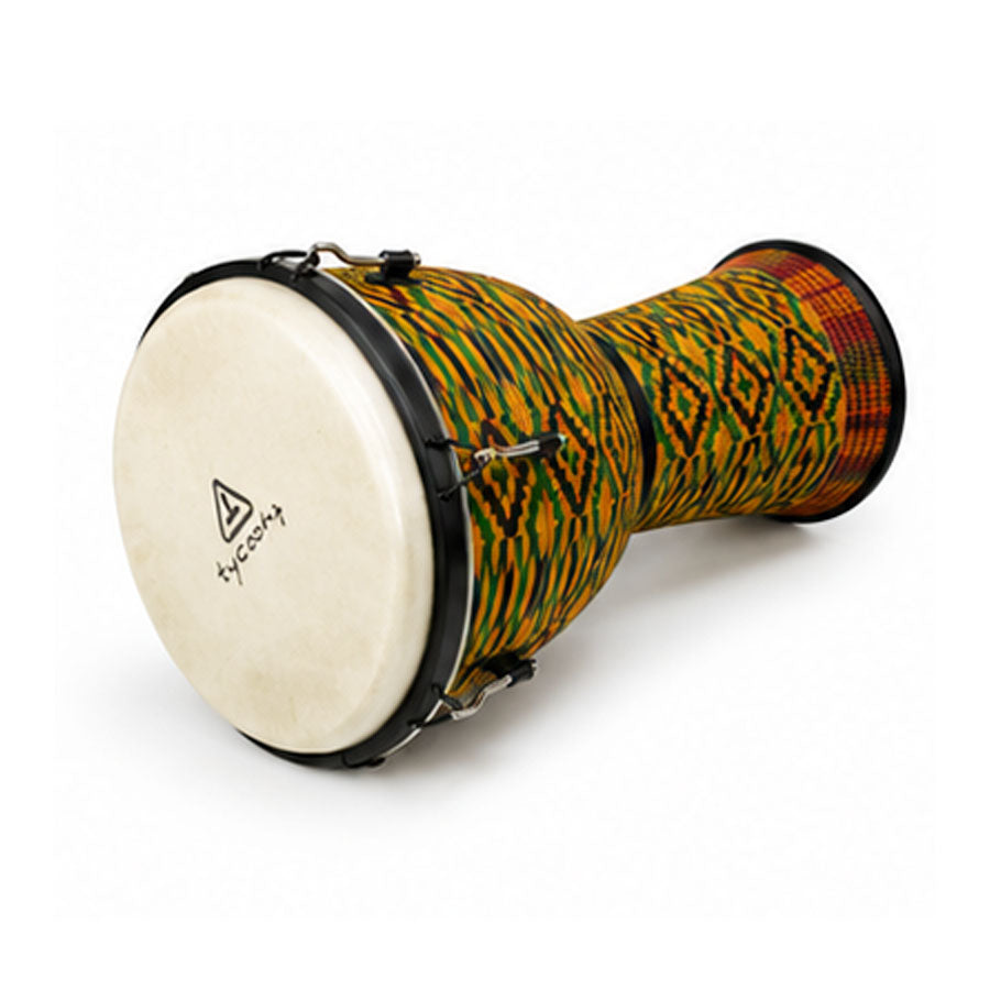 Tycoon Percussion TFJ-10K Star Glass Key Tuned Djembe - Kente Finish