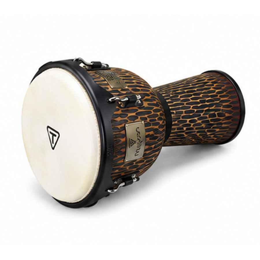 Tycoon TJSS-72 B CO Supremo Select Chiseled Orange Series 12-Inch Djembe
