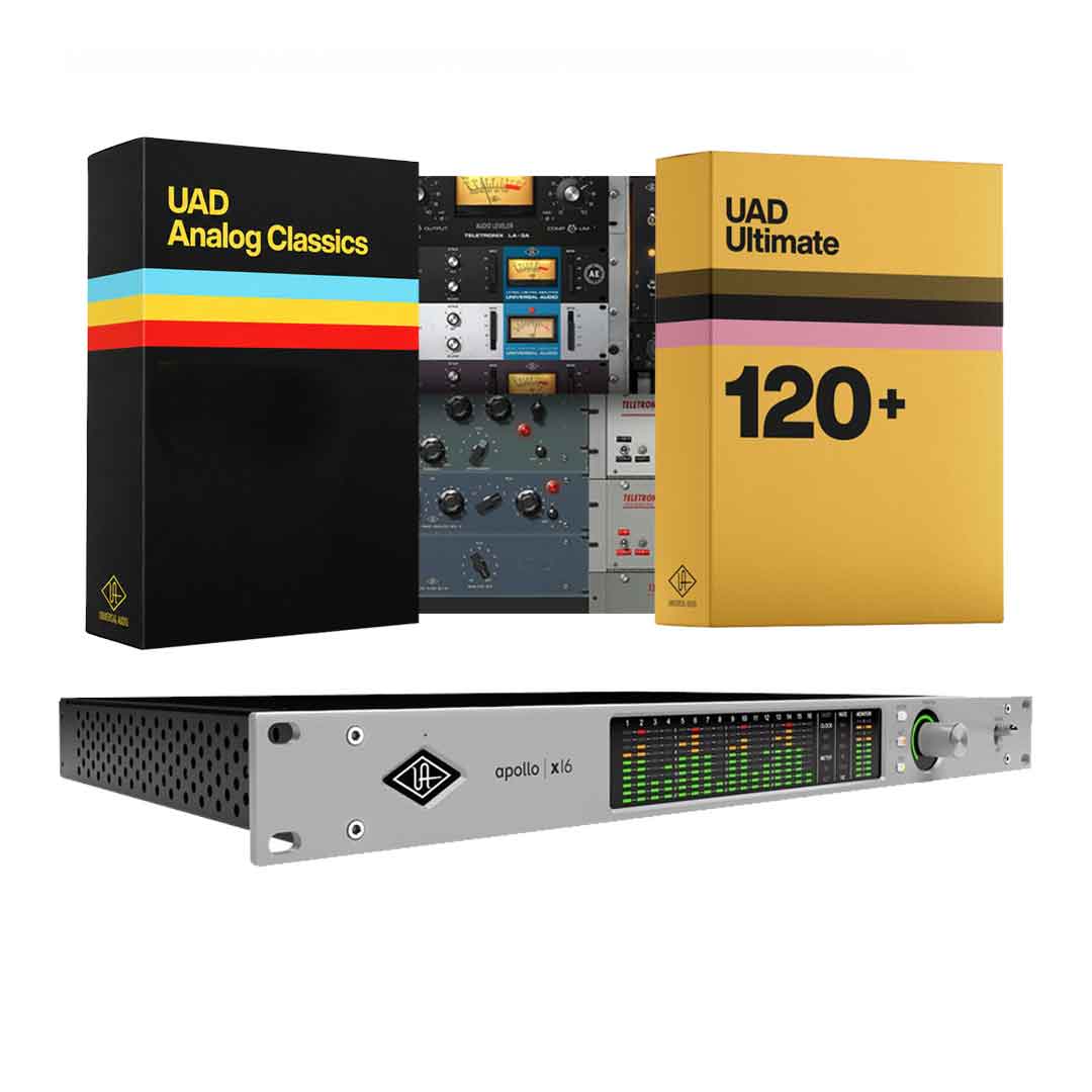 Universal Audio Apollo x16 Gen 2 Essentials+ Edition Audio Interface With UAD Analog Classic + UAD Ultimate
