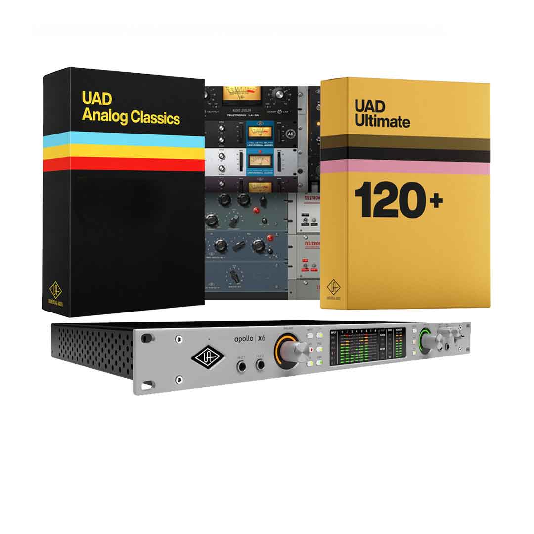 Universal Audio Apollo x6 Gen 2 Essentials+ Edition Audio Interface With UAD Analog Classics + UAD Ultimate