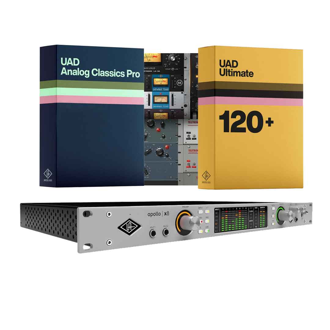 Universal Audio Apollo x8 Gen 2 Studio+ Edition Audio Interface With UAD Analog Classic Pro + UAD Ultimate