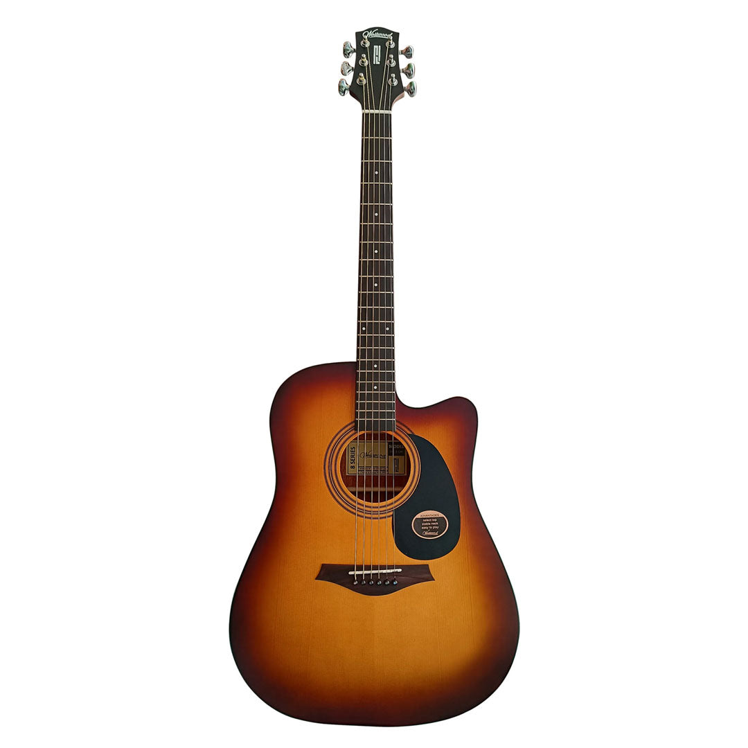 Westwood DC-8 OR Acoustic Guitar - Oriental Red