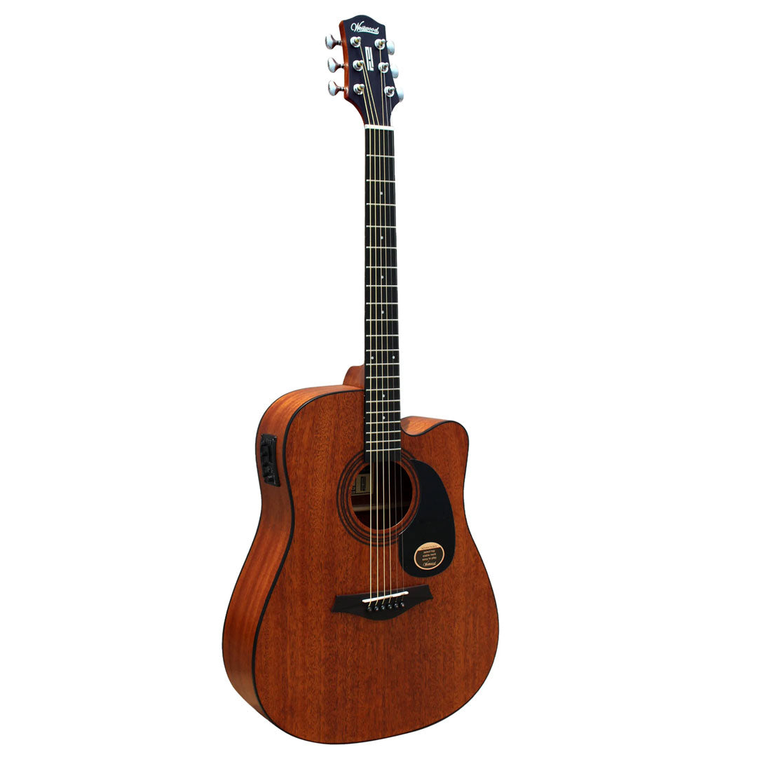 Westwood DC-8E M 41-inch Dreadnought Electro Acoustic Guitar - Mahogany