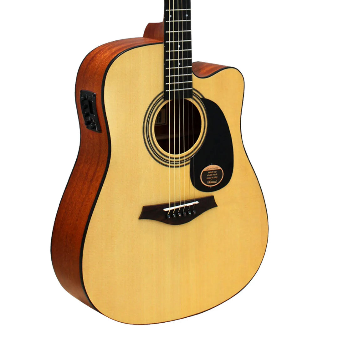Westwood DC-8E M 41-inch Dreadnought Electro Acoustic Guitar - Mahogany