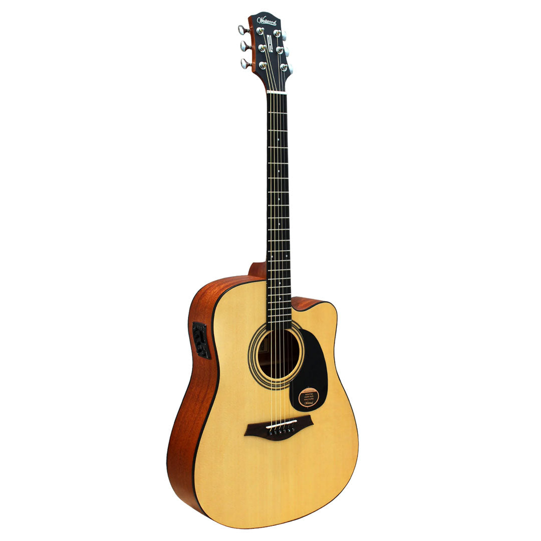 Westwood DC-8E M 41-inch Dreadnought Electro Acoustic Guitar - Mahogany