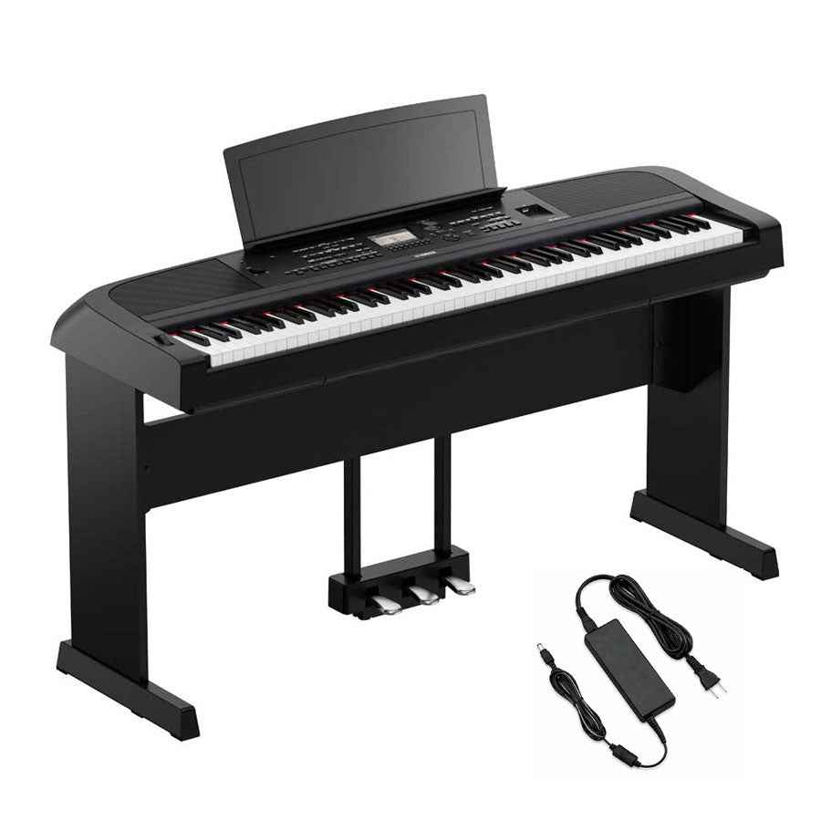 Yamaha DGX-670B 88-Keys Portable Digital Grand Piano With Adaptor PA300C
