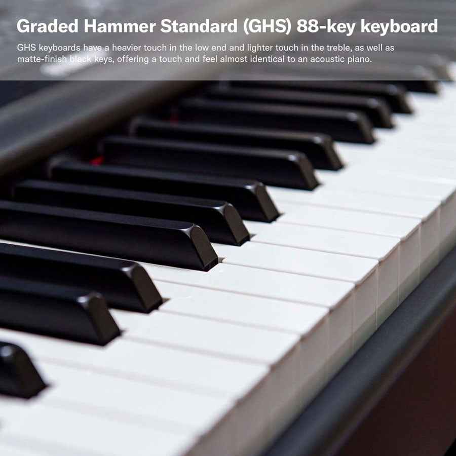 Yamaha DGX-670B 88-Keys Portable Digital Grand Piano With Adaptor PA300C