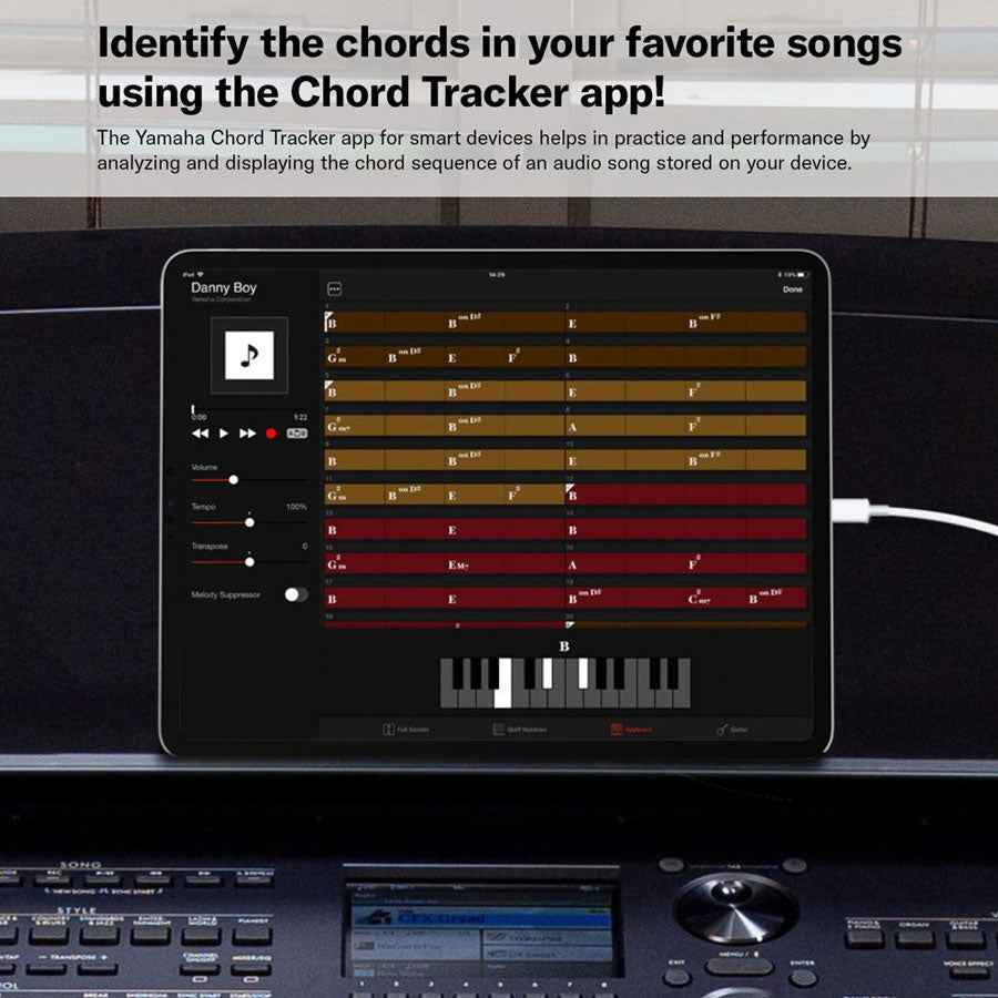 Yamaha DGX-670B 88-Keys Portable Digital Grand Piano With Adaptor PA300C