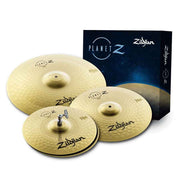 Zildjian ZP4PK Planet Z Complete Cymbal Pack 14-Inch Hi-Hat, 16-Inch Crash And 20-Inch Ride